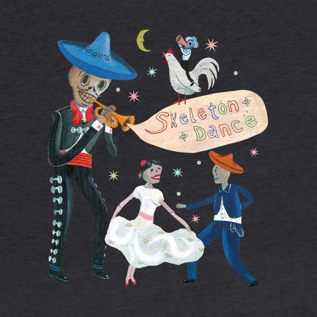 Skeleton Dance by John Parra Art